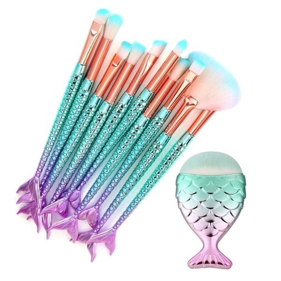 Other - 🧜‍♀️ Mermaid Makeup Brush Set 🧜‍♀️